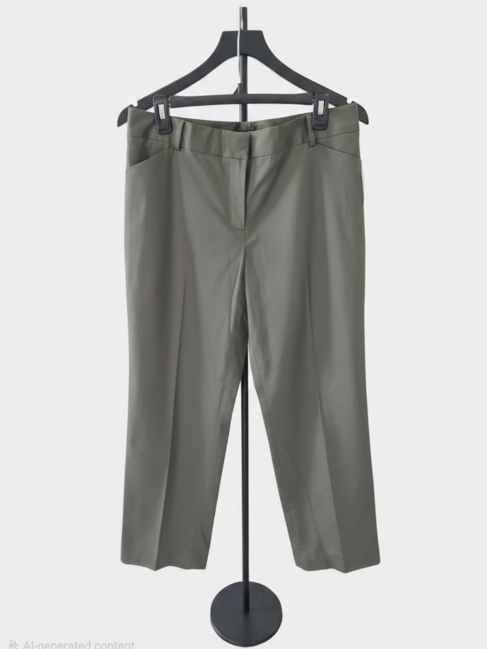 NWT Relativity Olive Green Women's Straight-Leg Dress Pants